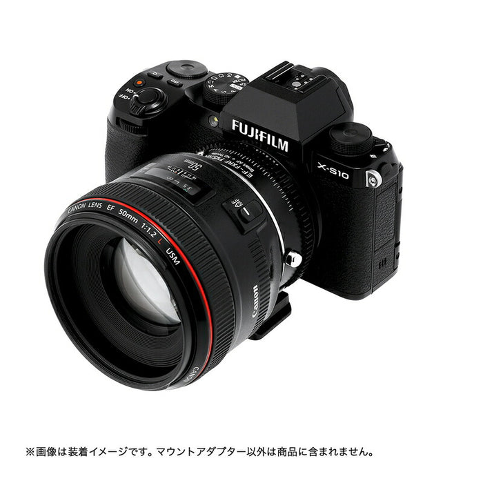 Fotodiox EF-FXRF-FSN-ND 電子マウントアダプター EF-FXRF-FSN-ND(キヤノンEFマウントレンズ → 富士フイルムXマウント変換) 可変式NDフィルター(ND4-256)内蔵、ファンクションボタン搭載