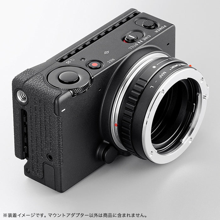 K&F CONCEPT KF-AAL レンズマウントアダプター KF-AAL(ソニー(ミノルタ)Aマウントレンズ → Lマウント変換) 絞りリング付き