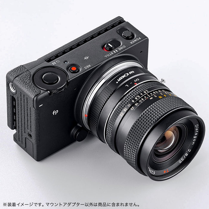 K&F CONCEPT KF-CYL レンズマウントアダプター KF-CYL(ヤシカ・コンタックスマウントレンズ → Lマウント変換)