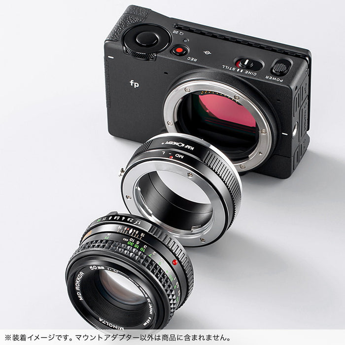 K&F CONCEPT KF-SRL レンズマウントアダプター KF-SRL(ミノルタMD・MC│SRマウントレンズ → Lマウント変換)