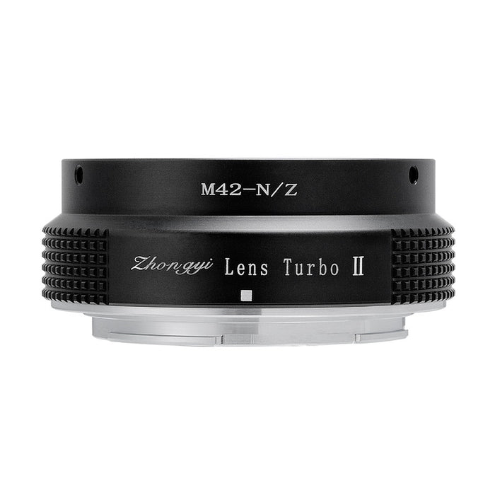 中一光学 LTII M42-NZ x0.7 Lens Turbo II M42-NZフォーカルレデューサーアダプター(M42マウントレンズ → ニコンZマウント変換/Zマウント)