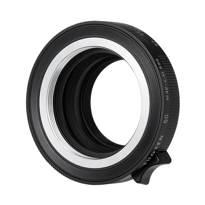 SHOTEN M42-LM R50 マウントアダプター M42-LM R50(M42マウントレンズ → ライカMマウント変換) 距離計連動型 ヘリコイド付き