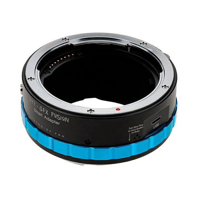 Fotodiox M7-GFX-FSN 電子マウントアダプター M7-GFX-FSN(マミヤ7マウントレンズ → 富士フイルムGFX Gマウント変換) レンズシャッター操作リング搭載