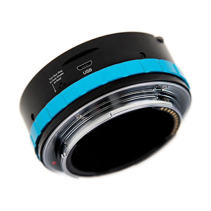 Fotodiox M7-GFX-FSN 電子マウントアダプター M7-GFX-FSN(マミヤ7マウントレンズ → 富士フイルムGFX Gマウント変換) レンズシャッター操作リング搭載