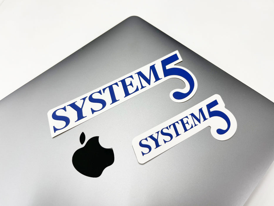 SYSTEM5ロゴステッカー（大）