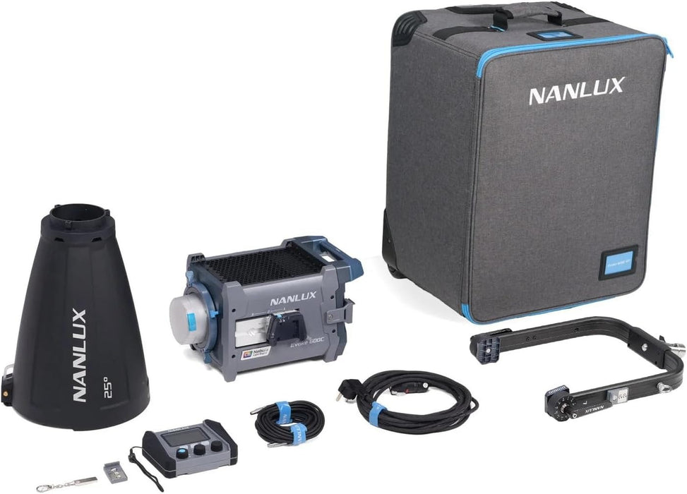 NANLUX Evoke 600C KIT LEDフルカラースポットライト（トローリーケース付き）
