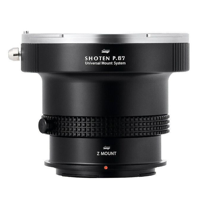 SHOTEN P67-NZ-U マウントアダプター UMSシリーズ P67-NZ-U(ペンタックス67マウントレンズ → ニコンZマウント変換)