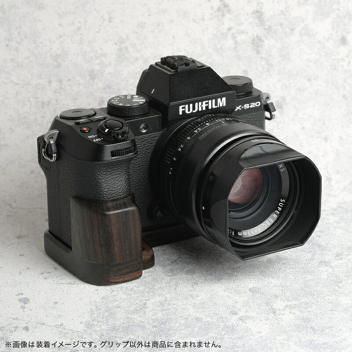 SHOTEN XS20-GP カメラウッドグリップ XS20-GP FUJIFILM X-S20 用(黒檀)