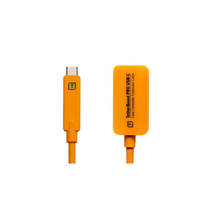 TetherTools TBPRO3-ORG TetherBoost Pro USB-C Core Controller Extension Cable(Orange)