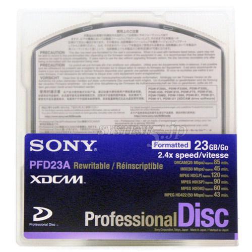 SONY PFD23A XDCAM記録用 Professional Disc(23GB/1層/通常ケース)