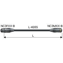 CANARE EC07-B 7M BRN XLRケーブル NC3（メス）-NC3（オス） 7m 茶