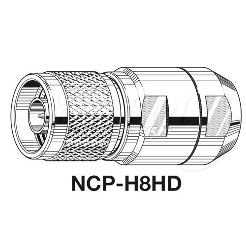 CANARE NCP-H8HD 75ΩＮ型プラグ（はんだ式 L-8CHD用）