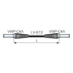 CANARE VPC005-WC 0.5M RED ビデオパッチケーブル（W.E.仕様） 0.5m 赤