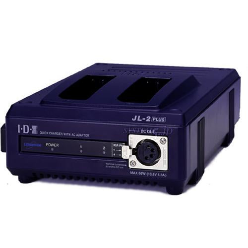 IDX JL-2Plus NP用2チャンネル順次急速充電器(ACアダプター機能付)