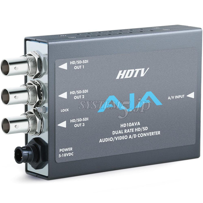 AJA Video Systems HD10AVA HD/SDアナログビデオ・オーディオ→SD/HD-SDI(エンベデッド)コンバータ