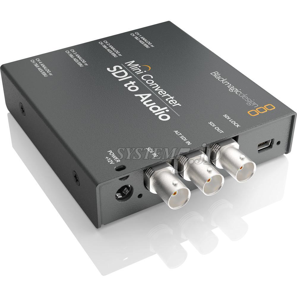 Blackmagic Design SDI to Audio コンバーター Mini Converter SDI to Audio - 業務用撮影・映像・音響