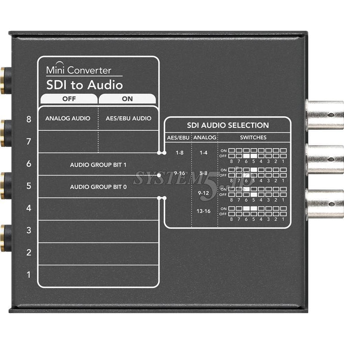 BlackmagicDesign CONVMCSAUD Mini Converter SDI to Audio