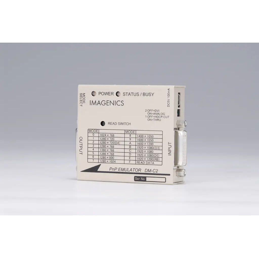 IMAGENICS DM-C2 プラグアンドプレイエミュレーター