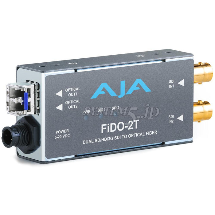 AJA Video Systems FiDO-2T デュアルSDI→光ファイバーコンバータ