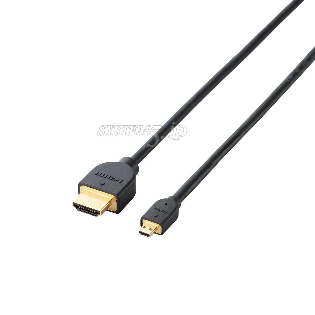 ELECOM DH-HD14EU20BK イーサネット対応HDMI-Microケーブル(A-D