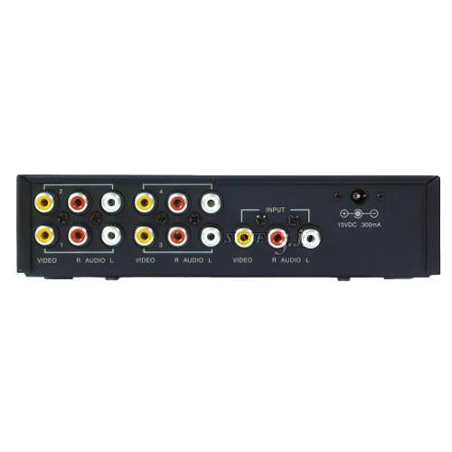 TOMOCA AV-484 AUDIO/VIDEO 4分配器