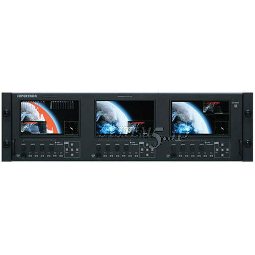 NeuPro製 2Uラックマウント型 3連液晶モニター LCD-3M NeuPro製 2U