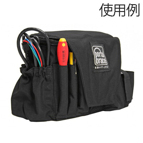 Porta-Brace ACB-3B アシスタントカメラポーチ(ブラック/ウェストベルト)