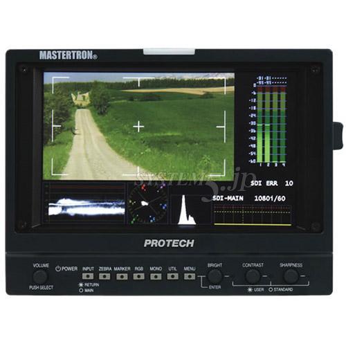 PROTEC プロテック 7インチ 多機能HD液晶モニター HDF-700V ① PROTECH HDF-700V ロケ収録用7インチマスターモニター(Vマウント仕様