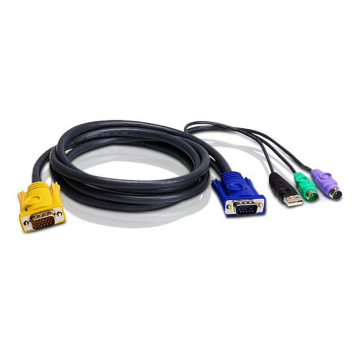 ATEN 2L-5302UP PS/2 - USB KVMケーブル 1.8m