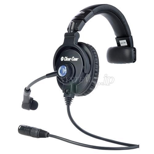Clear-Com CC-300-X4 片耳ヘッドセット(マイクブームスイッチ付き)