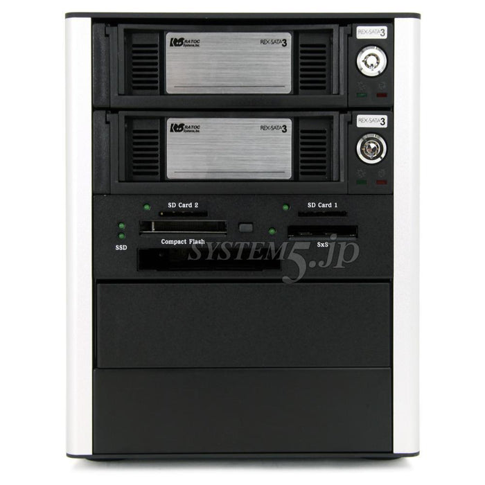SYSTEM5 REX-MR09 USB3.0接続プロフェッショナルマルチメディアリーダーライター