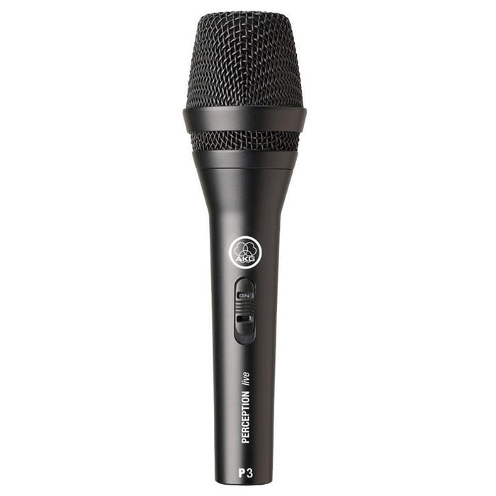 AKG P3S ハンドヘルド型ダイナミックマイクロホン(スイッチ付)