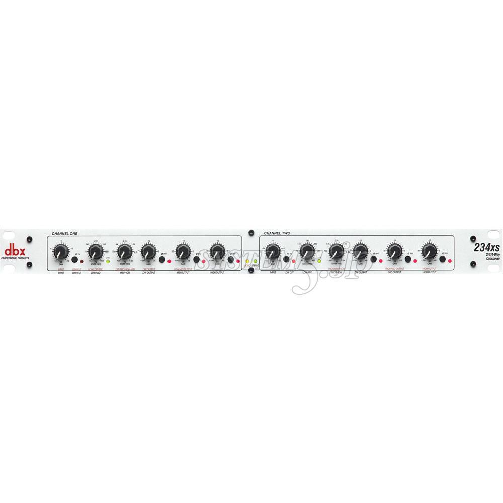 dbx 234xs ステレオ3-Way/モノラル4-Way クロスオーバー - 業務用撮影