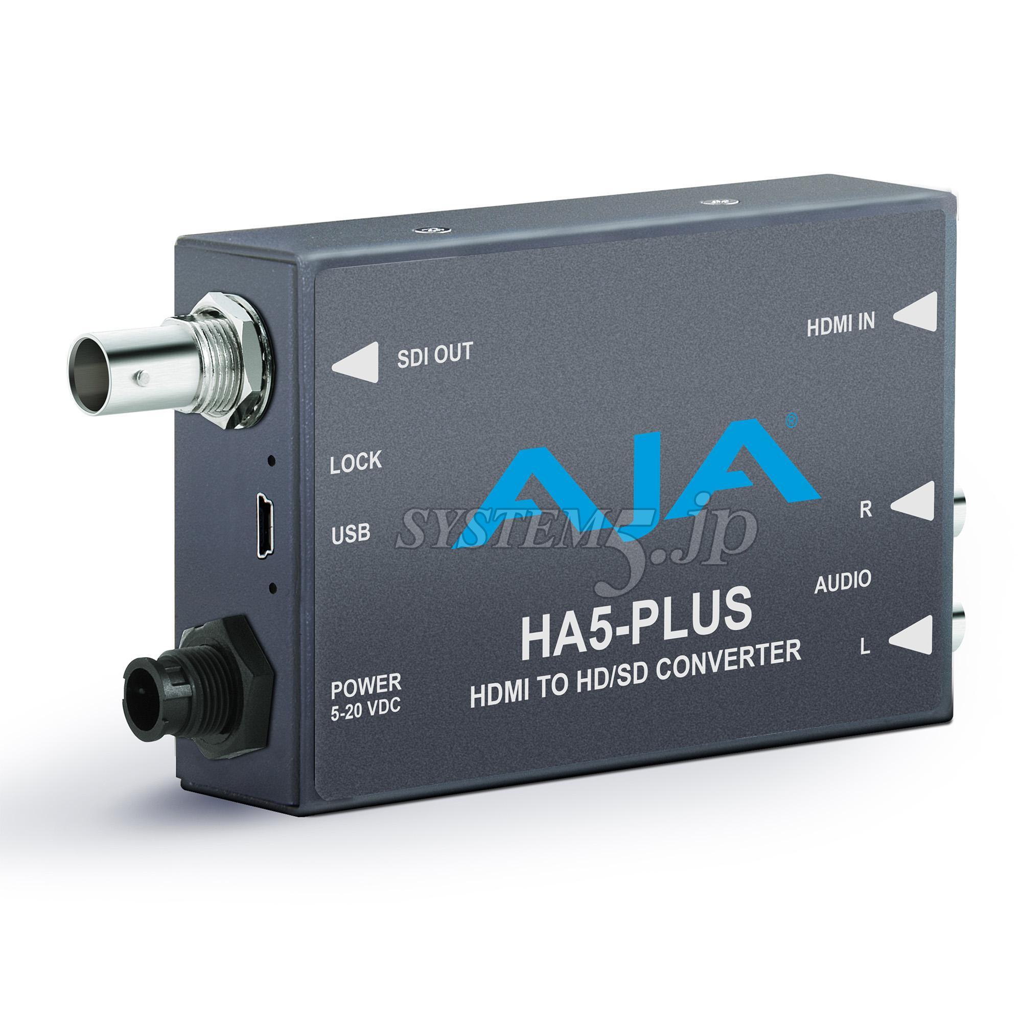AJA Video Systems HA5-Plus ミニコンバータ HDMI to SDI - 業務 AJA Video Systems HA5-Plus ミニコンバータ HDMI to SDI - 業務