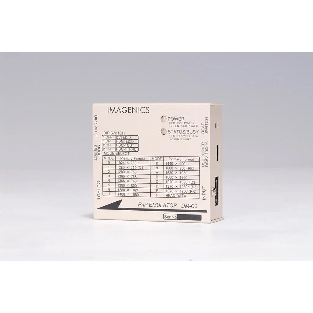 IMAGENICS DM-C3 HDMIプラグアンドプレイエミュレーター - 業務用撮影