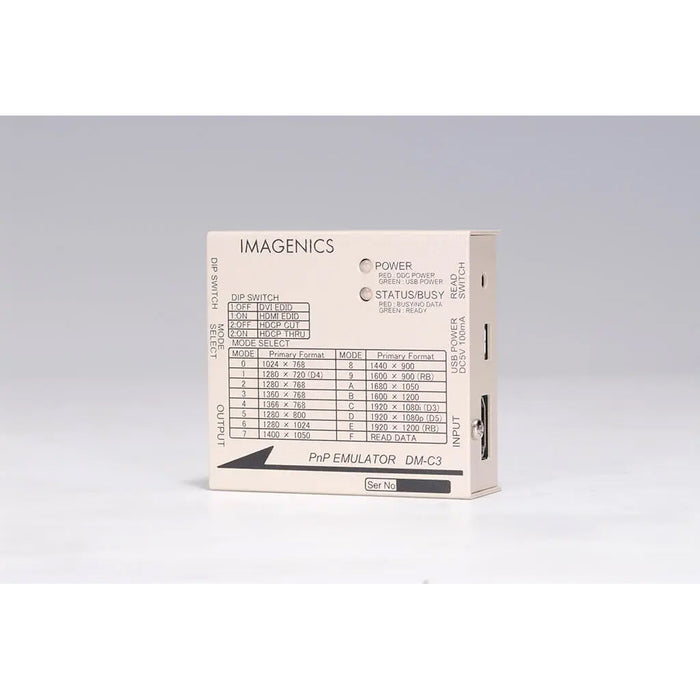 IMAGENICS DM-C3 HDMIプラグアンドプレイエミュレーター