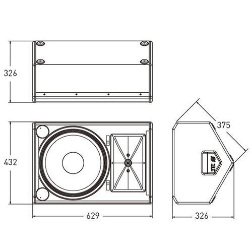 JBL VRX915M 2-Wayステージモニター