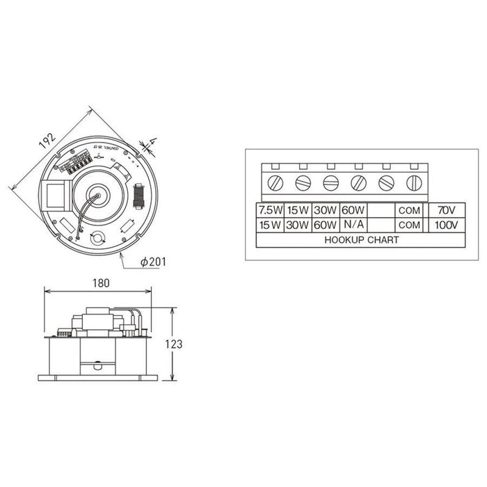 JBL Control 26-DT Transducer Assembly