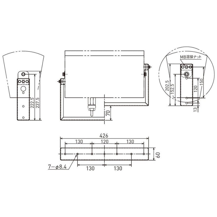 JBL ACU16 U字金具