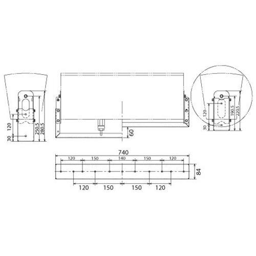 JBL ACU28 U字金具