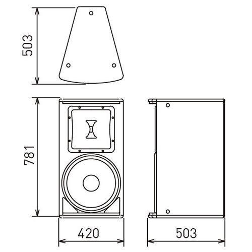 JBL AM7215/95 2-Wayフルレンジ・スピーカー