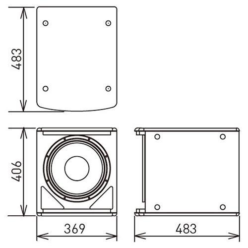 JBL ASB6112 サブウーファー