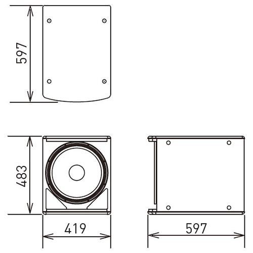 JBL ASB6115 サブウーファー