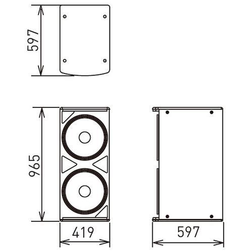 JBL ASB6125 サブウーファー