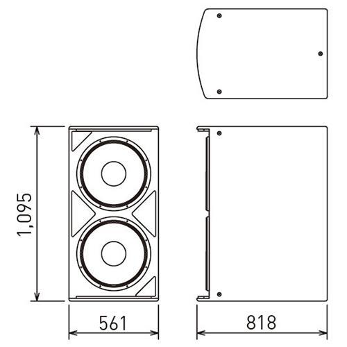 JBL ASB6128 サブウーファー