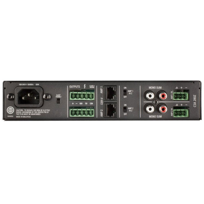 JBL CSA280Z パワーアンプ(80W/2入力/2出力) - 業務用撮影・映像・音響
