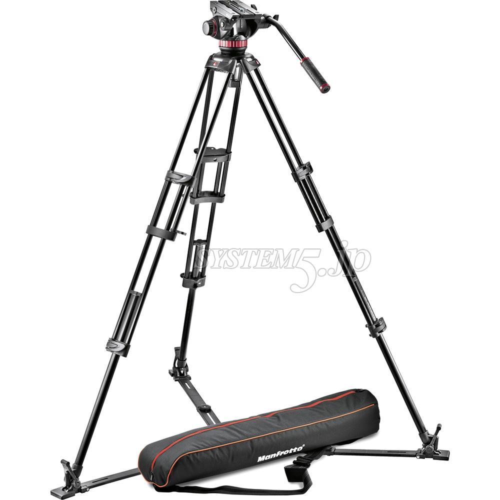 美品 Manfrotto MVH502A 546GB-1 ビデオキットツインGS Manfrotto MVH502A,546GB-1 ビデオキットツイン GSタイプ - 業務用撮影