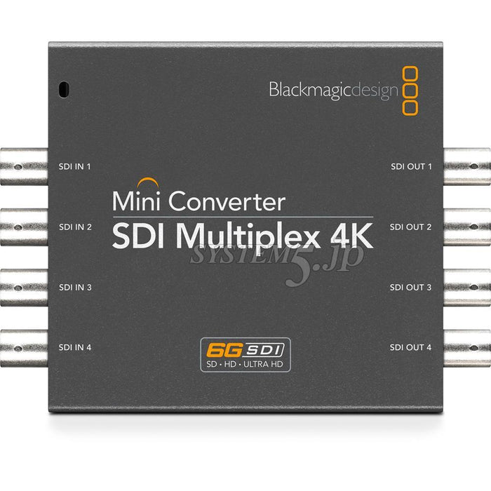 【生産完了】BlackmagicDesign CONVMSDIMUX4K Mini Converter SDI Multiplex 4K