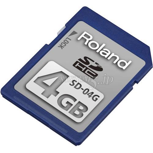 Roland SD-04G SD/SDHCメモリーカード(4GB)