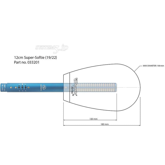 【決算セール2024】Rycote RYC033201 スーパーソフティ(スロット長12cm/直径19～22mmガンマイク用)